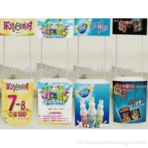 Plastic folding display counter Promotion Counter